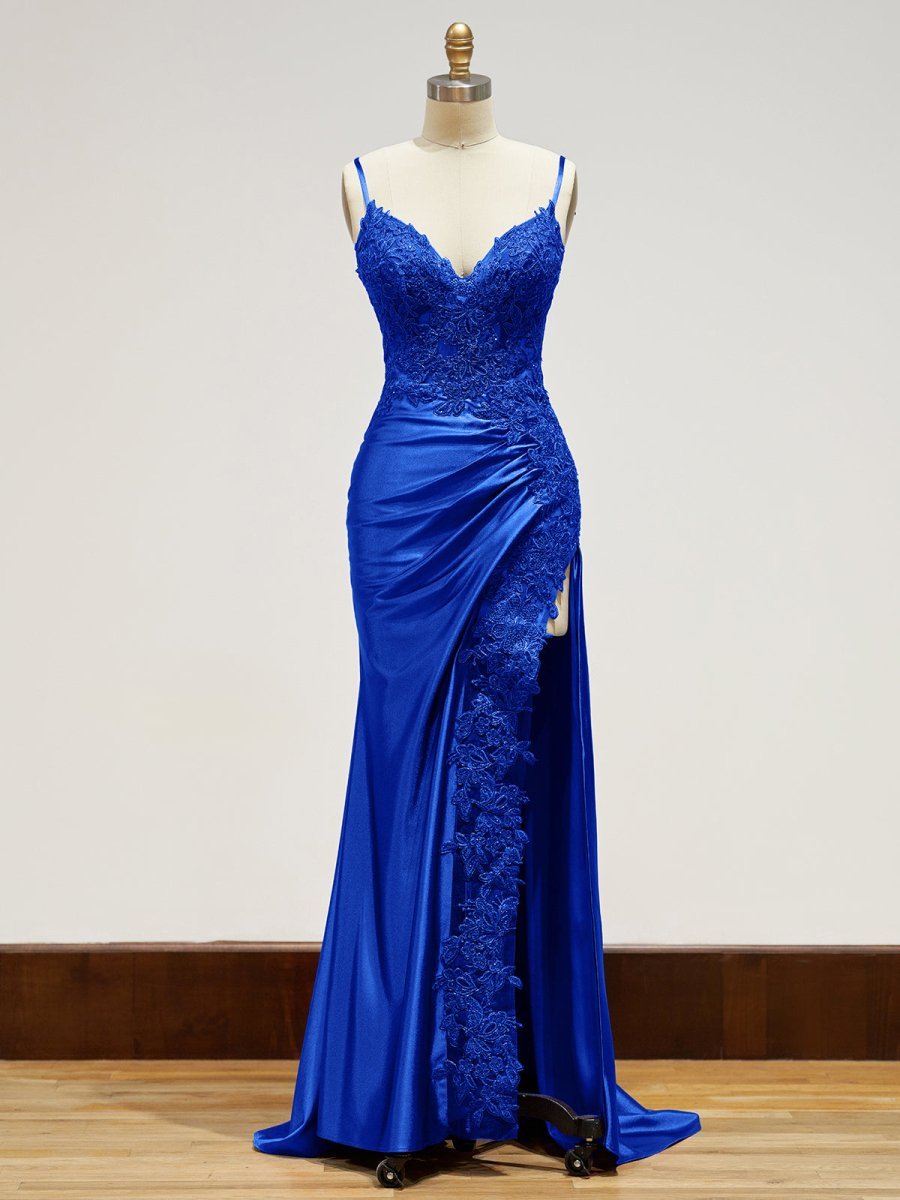 Off-Shoulder Lace Mermaid Prom Dress - Image 12