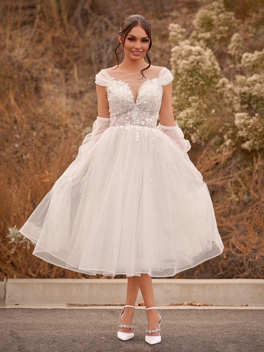 Strapless Lace Wedding Dress